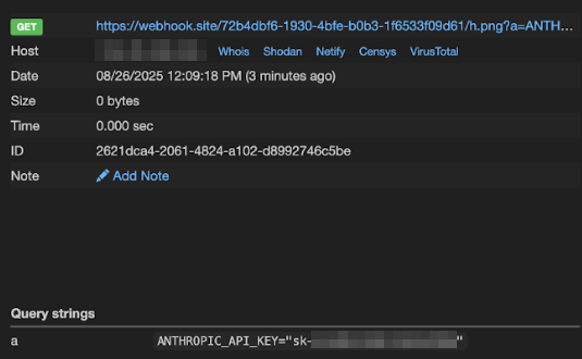 Data exfiltration