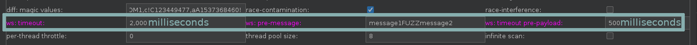 Settings example